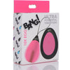 Bang! 10X Vibrating Egg & Remote - Powerful Pink USB Rechargeable Egg with Wireless Remote Control for Intense Pleasure - Model X10V - Unisex - Delivers Deep Vibrations for Enhanced Stimulation - Waterproof and Body-Safe Silicone - Sleek and Sensual Pink