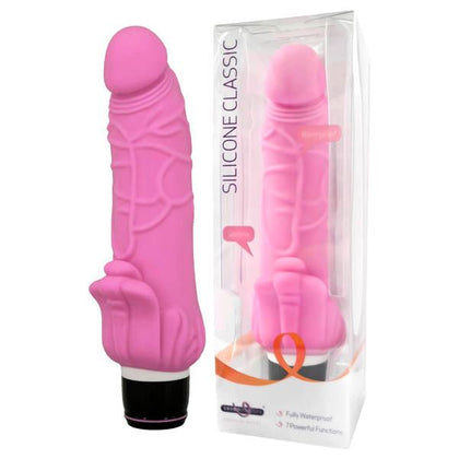 Silicone Classic Vibrating Massager - Model S1 - Unisex - Full Body Pleasure - Midnight Black - Adult Naughty Store