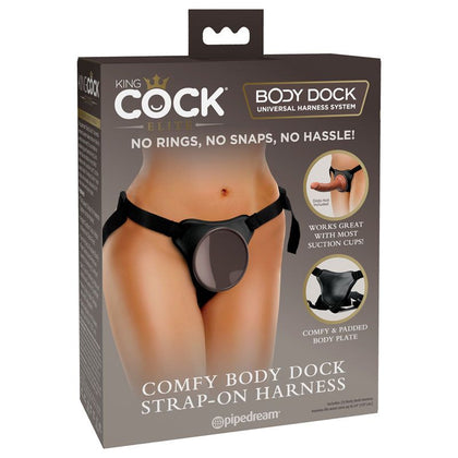 King Cock Elite Comfy Body Dock Strap-On Harness - The Ultimate Pleasure Companion for Intimate Adventures - Adult Naughty Store