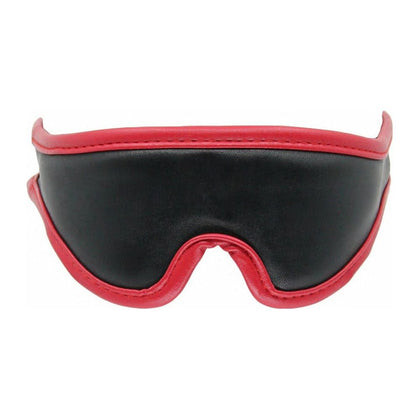 Introducing the B-BLI18 Faux Leather Heavily Padded Blindfold - 2 Colours: Black and Black/Red - Adult Naughty Store