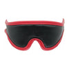 Introducing the B-BLI18 Faux Leather Heavily Padded Blindfold - 2 Colours: Black and Black/Red - Adult Naughty Store