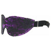 Introducing the B-BLI21 Satin and Lace Luxury Blindfold: Unisex Purple and Red Sensory Enhancer - Adult Naughty Store