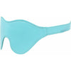 Indulge in Sensory Euphoria with B-BLI22 Faux Leather Turquoise/Blue Blindfold for Unisex Sensory Play - Adult Naughty Store