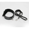 Introducing the Luxe Pleasure B-COL02 Fur Lined Faux Leather Collar and Leash Set - 4 Colours!