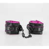 Bijoux Indiscrets B-HAN23 Black Padded Wrist Restraints Unisex Sex Toy - Model B-HAN23 - Wrist - Black & Hot Pink - Adult Naughty Store