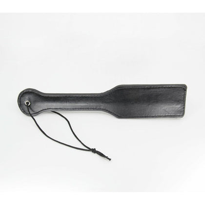 Bellezza B-PAD12 Faux Leather Steel Core Paddle for BDSM Play - Unisex, Impact Toy for Spanking and Discipline - Black