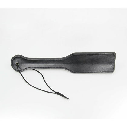 Bellezza B-PAD12 Faux Leather Steel Core Paddle for BDSM Play - Unisex, Impact Toy for Spanking and Discipline - Black - Adult Naughty Store