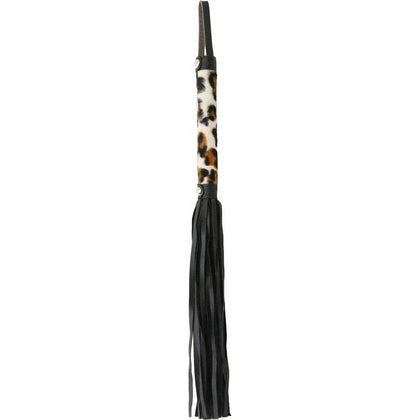 Fifty Shades - B-WHI13 Vegan Friendly Faux Leather Flogger - Gender-Neutral - Sensory Play - Available in Leopard, Red Zebra, and Purple Zebra