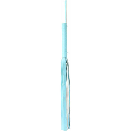 Bijoux Indiscrets B-WHI22 Turquoise Faux Leather Flogger | Gender-Neutral Impact Play Tool | Vegan-Friendly | BDSM | Silver Stud Detail