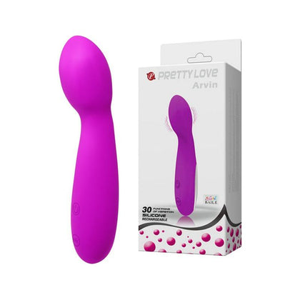 Arvin Rechargeable G-Spot Massager Vibrator - Model ARV-30 - Purple - Women's Pleasure Toy - Adult Naughty Store