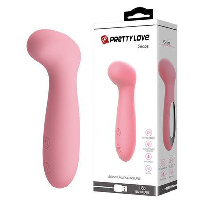 Introducing the Luxe Pleasure Grace G-Spot Vibrator - Model 132mm (Soft Pink)