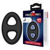 Crazy Bull Super Soft Dual Silicone Cock Ring 19.5mm - Male Enhancer for Long-Lasting, Larger Erections - Black - Adult Naughty Store