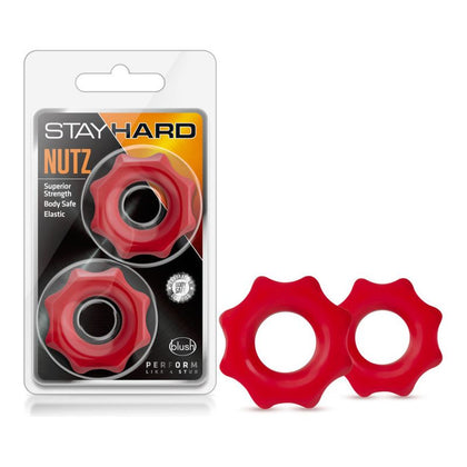 Stay Hard Nutz - Premium TPE Super-Stretchy Cock Rings for Long-Lasting Pleasure - Model X1 - Male - Enhance Stamina, Enjoy Harder Erections - Shaft and Balls Stimulation - Black - Adult Naughty Store