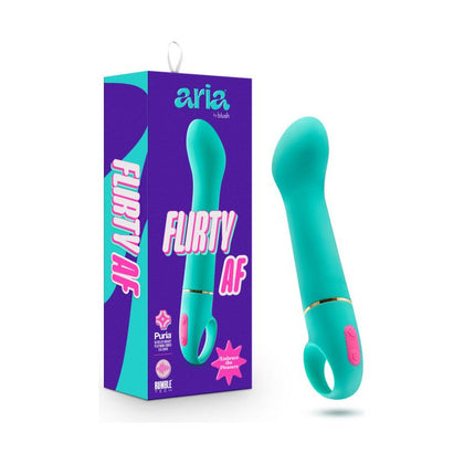 Aria Flirty AF Powerful G-Spot Vibrator - Model AF10 - Women's Pleasure - Green - Adult Naughty Store