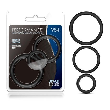 Performance VS4 Pure Premium Silicone Cockrings - Enhance Your Pleasure and Performance with the Versatile and Durable Male Enhancement Rings - Adult Naughty Store