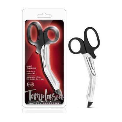 Temptasia Safety Scissors - Essential Bondage Tool for Quick and Safe Release - Model TS-001 - Unisex - Versatile Pleasure - Sleek Black - Adult Naughty Store