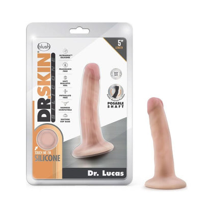 Dr. Skin Silicone Dr. Lucas Realistic Dildo - Model LS-14 - Unisex Pleasure Toy for Intimate Delights - Lifelike Feel - Poseable Shaft - Lavender - Adult Naughty Store