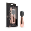 Lush Chloe Rose Gold Rechargeable Vibrating Wand Massager - Model C10 - For Women - Full Body Pleasure - 12cm Length x 3.8cm Width