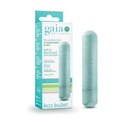 Gaia Eco Bullet Biodegradable & Recyclable Vibrator - Model GEB-001 - Unisex Clitoral Stimulation - Available in Three Colors - Adult Naughty Store