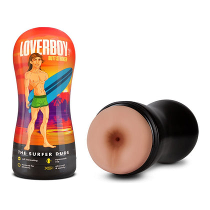 Loverboy The Surfer Dude Self-Lubricating Male Ass Stroker - Model LD-001 - For Men - Intense Anal Pleasure - Blue