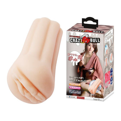 Crazy Bull Masturbator Flesh 3D Life Like Vagina - Model X1 - Male Pleasure Toy - Ribbed Tunnel - Realistic Skin Tone