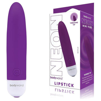 Experience Supreme Pleasure with the Bodywand Neon Mini Lipstick Vibrator NEP12 - A Luxurious Purple USB Rechargeable Mini Vibrator for Women, Designed for Exquisite Clitoral Pleasure 🌟