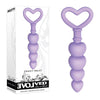 Evolved Sweet Treat Heart-Shaped Silicone Beaded Anal Plug - Model E-ST-001 - Unleash Pleasure and Passion with Sensual Backdoor Delights - For All Genders - Exquisite Anal Stimulation - Sedu - Adult Naughty Store