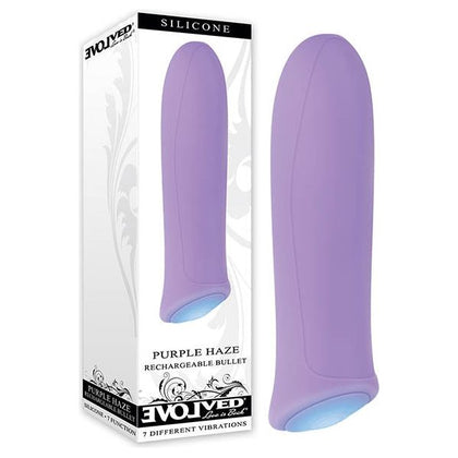 Evolved Purple Haze Luxuriously Soft Silicone Vibrating Bullet - Model EH-2021 - Unisex Pleasure Toy - Lilac