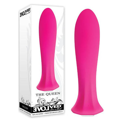 Introducing the Evolved Queen Elegance Mini Vibrator - Model QM-20: The Ultimate Pleasure Companion for All Genders, Delivering Sensual Bliss with Style in a Variety of Colors