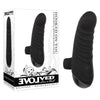 Evolved Hooked On You Finger Vibrator - 8-Speed Mini-Vibe for Intense Pleasure - Model H203 - Unisex - Clitoral Stimulation - Silky Smooth Silicone - Black - Adult Naughty Store