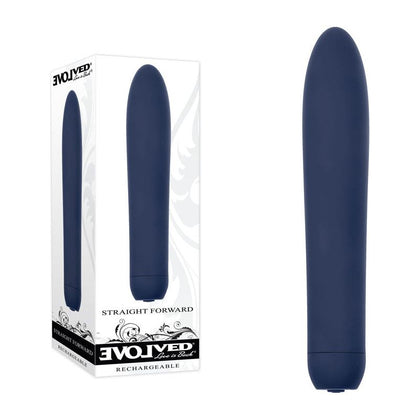 Evolved STRAIGHT FORWARD Rechargeable Waterproof Vibrator - Model X1 - Intense Pleasure for All Genders - Targeted Internal and External Stimulation - Silky Smooth Coated ABS Plastic - Submer - Adult Naughty Store