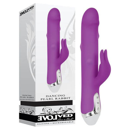 Introducing the Luxurious Dancing Pearl Rabbit Vibrator - Model DP-500X: The Ultimate Pleasure Experience for Women in Exquisite Pink - Adult Naughty Store