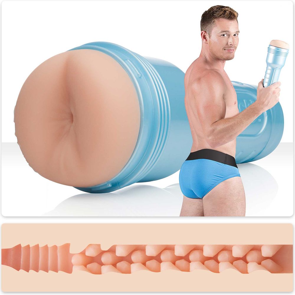 Introducing the Fleshjack Boys Brent Corrigan Bliss Anal Masturbator - Model: Brent Corrigan Butt 810476017989 for Men - FleshTone - Adult Naughty Store