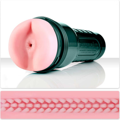 Experience Ultimate Pleasure with Fleshlight Sensation Deluxe Vibro Pink Butt Touch Men's Vibrating Anal Masturbator (Model: 810476017798) in Pink