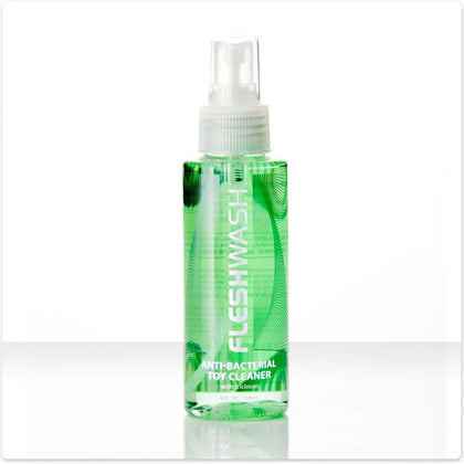 Fleshlight Fleshwash 4oz/118ml Anti-Bacterial Toy Cleaner for Fleshlights and Sex Toys, Model No. FW-118, Unisex, Suitable for Intimate Areas, Clear