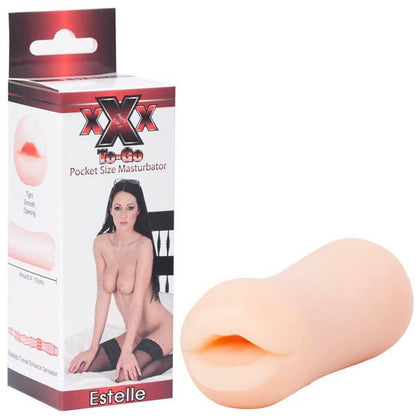 Estelle LoveClone RX Super Soft Masturbator - Seductive Real Shape, Fully Extendable Tunnel, Phthalate Free, Ultimate Sensual Ride - For Men, Intense Pleasure - Red
