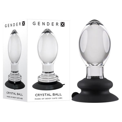 Introducing the Sensual Pleasure Crystal Ball - Model X: The Ultimate Gender X Delight in Crystal Clear! - Adult Naughty Store