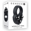 X Fitness Silicone Weighted Training Ring - Model XR-170 - Unisex - Full Body Pleasure - Black - Adult Naughty Store