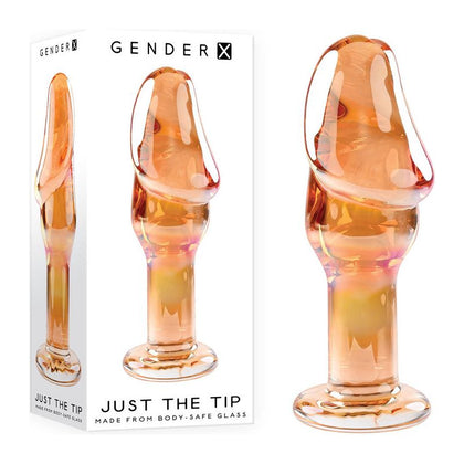 Introducing the Sensual Glass Pleasure Plug: Gender X Just the Tip