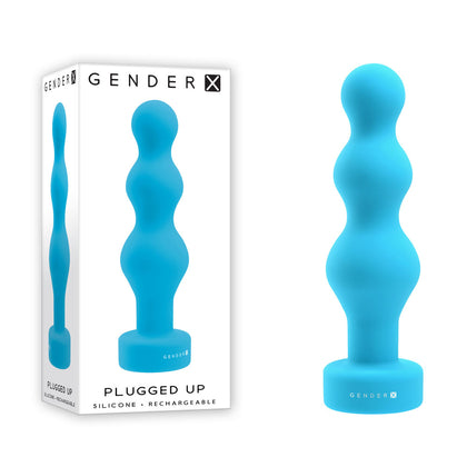 Experience Ultimate Pleasure with the Gender X Intense Pleasure Blue 13.6 cm USB Rechargeable Butt Plug for Unparalleled Sensations
