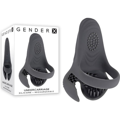 Gender X UNDERCARRIAGE Grey USB Rechargeable Vibrating Ring - Adult Naughty Store