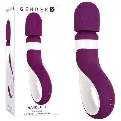 Introducing the X-Pleasure FlexiWand 8-Speed Vibrator - Model X123: A Versatile Pleasure Powerhouse for Every Gender and Sensual Desire - White Pearl - Adult Naughty Store