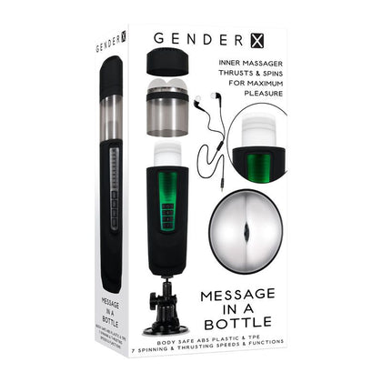 Introducing the Gender X Thrusting Spinning Stroker - Model X1: The Ultimate Erotic Pleasure Experience