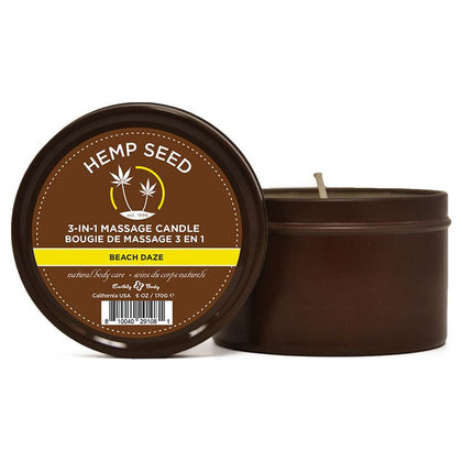 Introducing the SensualScents Hemp Seed 3-In-1 Massage Candle: A Luxurious Aromatherapy Experience for Sensual Pleasure and Relaxation. - Adult Naughty Store