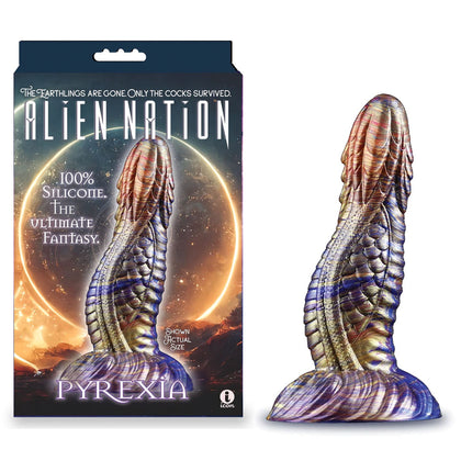 AlienNation Pyrexia Metallic Unisex Anal Stimulator Model 001 - Swirling Metallic Hues - Adult Naughty Store