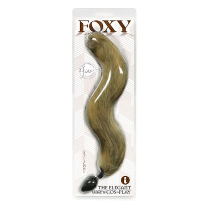 Foxy Fox Tail Silicone Butt Plug - Adult Naughty Store