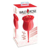 Iconic Pleasure Wild Rose Le Point Red WRP-01 Female Clitoral and Suction Stimulator - Lipstick Red - Adult Naughty Store