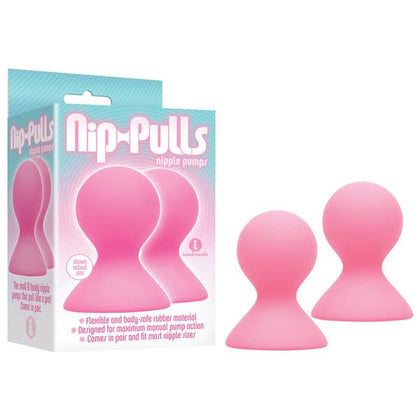 Introducing the SensaSilk Nip-Pulls Nipple Pumps for Sensational Pleasure - Model NSP-500 - Women's Intimate Play - Rosy Pink
