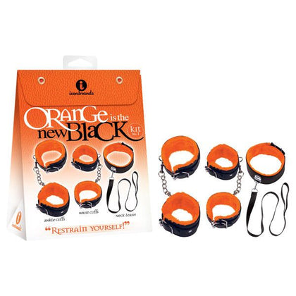 Introducing the Luxe Pleasure Collection: Orange Is The New Black Kit #1 - Restrain Yourself! An Exquisite Assortment of Restraining Delights for the Discerning Connoisseur. - Adult Naughty Store