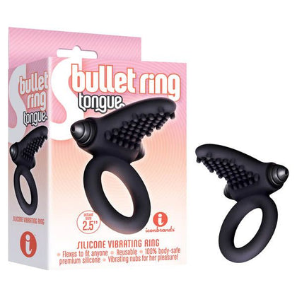 Introducing the SensaFlex S-Bullet Ring - Tongue: The Ultimate Couples Pleasure Enhancer - Adult Naughty Store